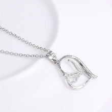 Load image into Gallery viewer, Pure Sterling Silver Mother's Heart Horse Necklace