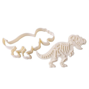 3D Dinosaur Shaped Cookie Cutter (3PCS)