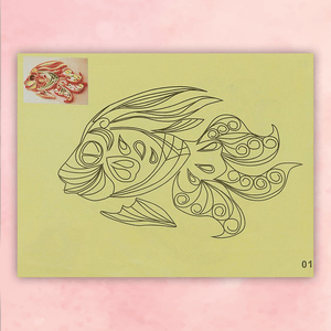 Art Addiction - Quilling Pattern Templates (18 pcs set)