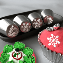 Load image into Gallery viewer, Deliciously Made - Christmas Nozzle Kit (17 pcs set)
