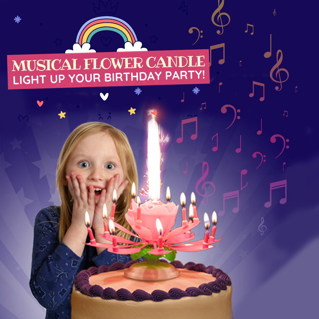 Magic Flower - Musical Candle – thegldshopeedd.com