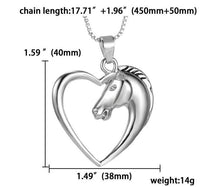 Load image into Gallery viewer, Stallion Heart Necklace
