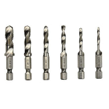 Load image into Gallery viewer, Screw &amp; Tap Drill Bits Set
