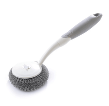 Load image into Gallery viewer, Scrub Master - Long Handle Kitchen Steel Wire Brush
