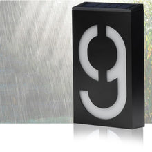 Load image into Gallery viewer, Solar-Powered LED House Number
