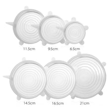 Load image into Gallery viewer, Stretch &amp; Fit - Silicone Stretch Lids (6pcs)
