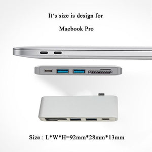 5 in 1 USB 3.0 Hub  for Macbook